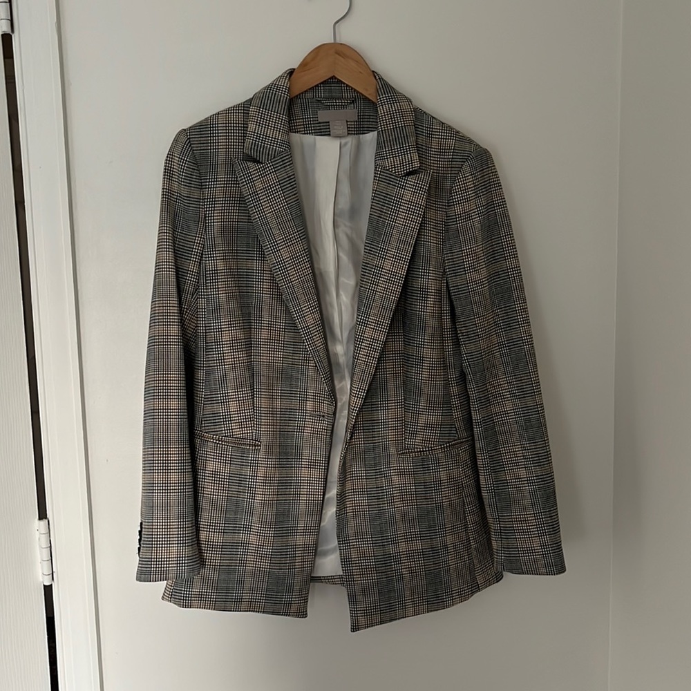 Plaid Blazer